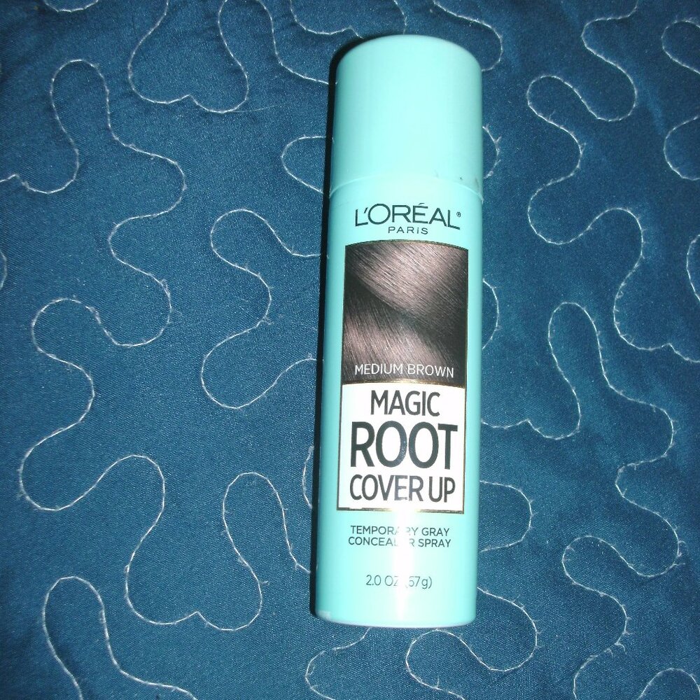 NEW Loreal Magic Root Cover Up Temporary Root Concealer Medium Brown size 2 OZ